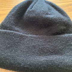【お渡し先決まりました】黒ニット帽の画像