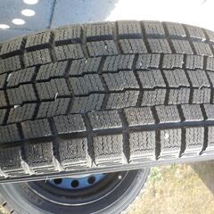 スタッドレスタイヤ　１６５/６５r14 鉄ホイール　溝７mm　（ｘ２７１３）の画像