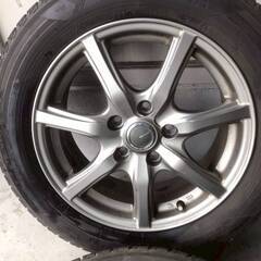 ミルアス 16インチ 6.5J PCD114.3 5穴 ET53 ハブ径約73 ヨコハマ アイスガード 205/60R16 2020年 4本 YS180の画像