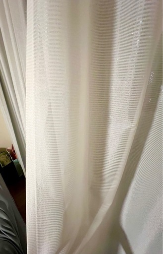 （美品！）ドレープカーテン＋レースカーテン 256cm X 238 cm