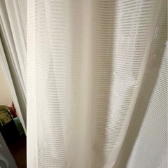 （美品！）ドレープカーテン＋レースカーテン 256cm X 238 cmの画像