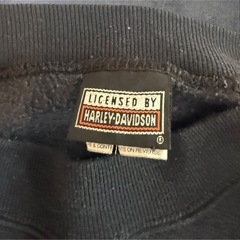 90s usa製 Harley Davidson スウェット ネイビー Lの画像