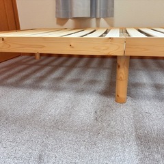 ニトリコンセント付きスノコベッド（シングル）の画像