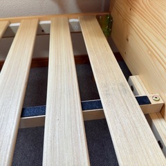 ニトリコンセント付きスノコベッド（シングル）の画像