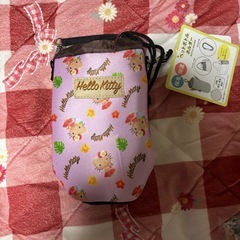 お譲り先決定！キティちゃん水筒&ペットボトルホルダーの画像