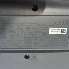 ロジクール　ワイヤレス　キーボード　K270 Logicoolの画像
