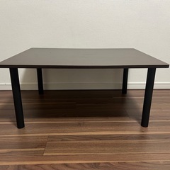 【値下げしました】ダークブラウンのローテーブルの画像