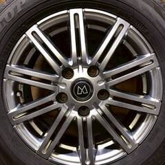 バリ溝　スタッドレス☆ マナレイ 15インチ 6J PCD114.3 5穴 ET45 ダンロップ ウインターマックス 195/65R15 2021年 4本 NG36 セレナ・ノア・VOXYの画像