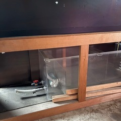 本日限定　あげます巨大な水槽と台　糸島の画像
