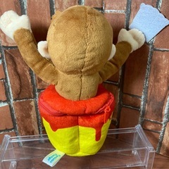 おさるのジョージ　ぬいぐるみショルダーポーチ&小物入れ　2点セットの画像