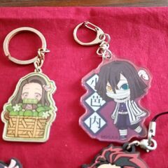 鬼滅の刃　ストラップ　キーホルダーまとめて。の画像