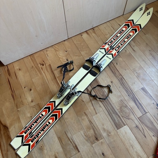 レトロ　ビンテージ　スキー板　BLEND ブレンド   HAKUBA FIBER GLASS  スキー板160cm  ビンディング 付き