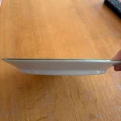 タニタ食堂　ヘルシープレート　減油減塩皿　直径約20cmの画像