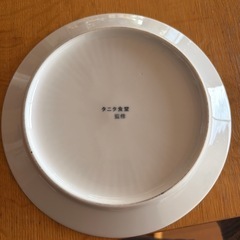 タニタ食堂　ヘルシープレート　減油減塩皿　直径約20cmの画像