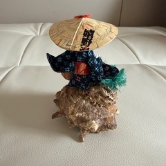 日本の伝統的な貝殻人形の画像