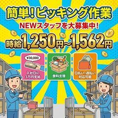 【簡単ピッキング！】週休2日制×寮費無料×支援多数ご用意◎…