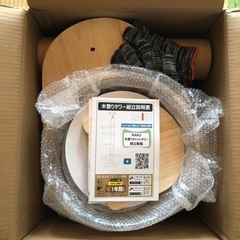 【新品未使用】木製キャットタワー　突っ張り式の画像