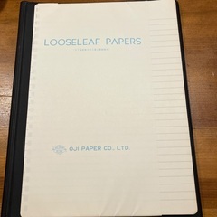 王子製紙　バインダーとルーズリーフの画像