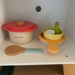 おままごとキッチン【小物付き】の画像