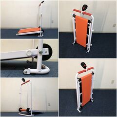 自走式 ルームウォーカー 折りたたみ可能 SCAN・時間・スピード・距離・カロリーメーター付 ルームランナー 訳アリ 除菌清掃/動作確認済みの画像