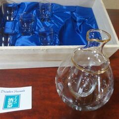 冷酒を美味しく！ 新品グラス＆ドリンカーフレンドグラスのセットの画像