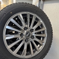 スタッドレスタイヤ175/65/15   アルミホイール付4本セットの画像