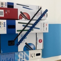   <文具> 鉄リング製本機 角穴 プロ仕上げ一式の画像
