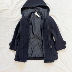 【COMME CA ISM 】濃紺　キッズダッフルコート　120Aの画像