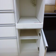 キッチンカウンター　ホワイトの画像