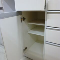 キッチンカウンター　ホワイトの画像