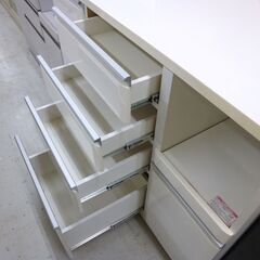 キッチンカウンター　ホワイトの画像