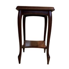 テーブル maruni マルニ ベルサイユ 電話台 FAX台 花台 飾り台 木製 猫脚 オールドマルニ★S3555Aの画像