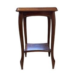 テーブル maruni マルニ ベルサイユ 電話台 FAX台 花台 飾り台 木製 猫脚 オールドマルニ★S3555Aの画像