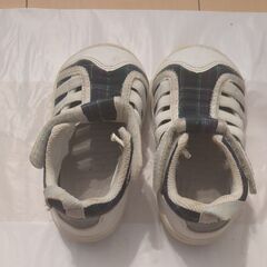 IFME ベビーシューズ 14.5cm チェック柄の画像