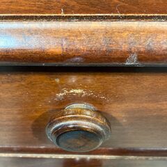 小箪笥 チェスト 3段 家具 収納家具 タンス レトロ 木目調★S3556Aの画像