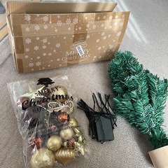 クリスマスツリー　卓上　の画像