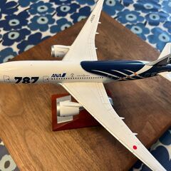 【ANA 787 模型／台座付き】展示用航空機モデル（3,000円）の画像