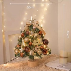 クリスマスツリー　卓上　の画像