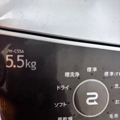 【12/21-23引取り限定】Haier  洗濯機JWC55A  の画像