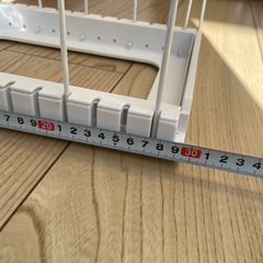 【前橋市直接渡し】ニトリ　伸縮ざるボウルフライパンスタンド 幅30～54cm(ZF-540)の画像