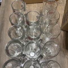 アサヒ　アサヒビール　アサヒグラス　ビール　ビールジョッキ　アサヒスーパードライ　スーパードライ　グラスの画像