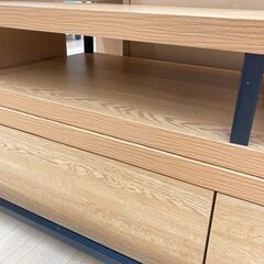 A-893【リユースのサカイ野々市店】ジモティ来店特価‼ TV台 木製 木目調 ブラウン クリーニング済みの画像