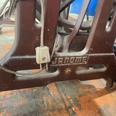 ミシンテーブル　JANOME　アンティーク　レトロの画像