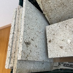 ※お取り引き中です。　大谷石　プレート　大14枚　小14枚の画像