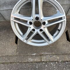 17インチ シルバー 5スポークホイールの画像