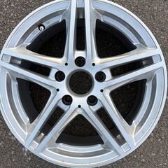 17インチ シルバー 5スポークホイールの画像
