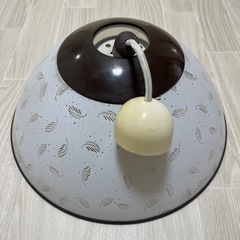 照明 電灯 吊り下げ 中古　レトロの画像