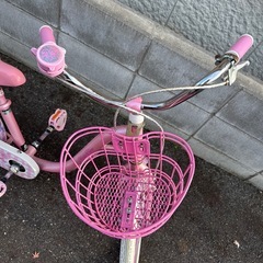 メゾピアノ 自転車 女の子 ピンク 玉なし 18インチ の画像