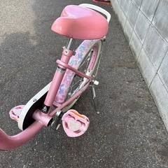 メゾピアノ 自転車 女の子 ピンク 玉なし 18インチ の画像