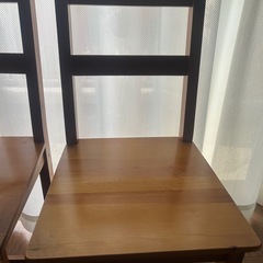 ダイニング椅子二脚セットの画像